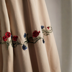 Ivory Ember Embroidered Kali Dress